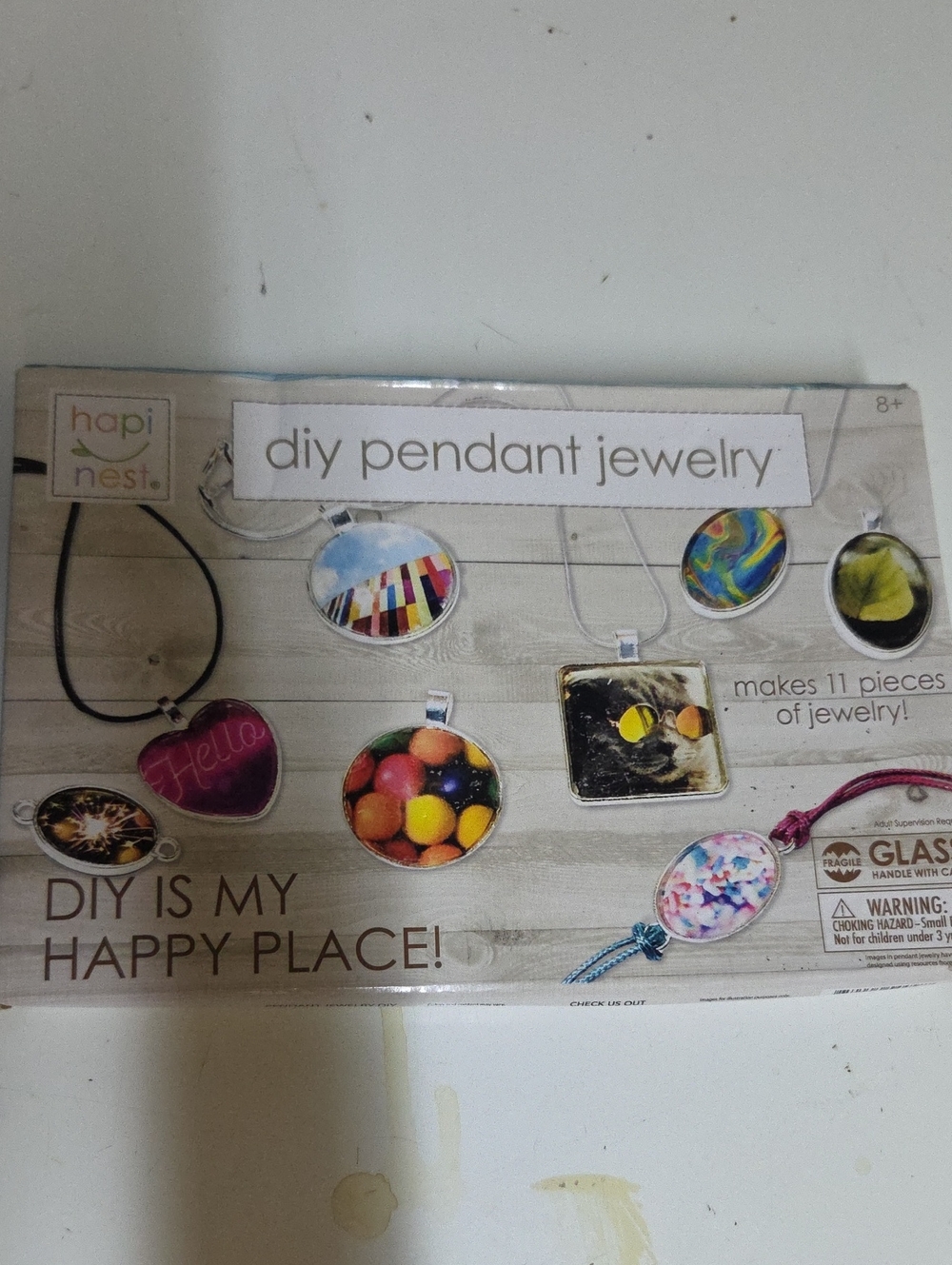 Hapi Nest DIY Pendant Jewelry Kit - Multicolor Pendants NWT